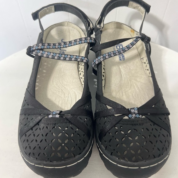 JBU Shoes - JBU By Jambu Black Floral Outerwear Hiking Gorpcore Hiking Maryjane Shoes 6.5